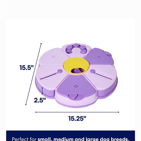 Frisco Flower Interactive Puzzle Dog Toy, Level 5 - Picture 2 of 6